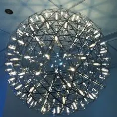 Ball Chandelier Silver - 50cm