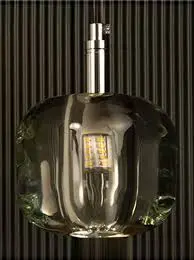 D11-WHITE, CRYSTAL PENDANT 
