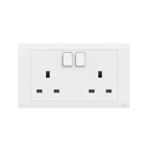 Double/Twin Switch Socket - ABB